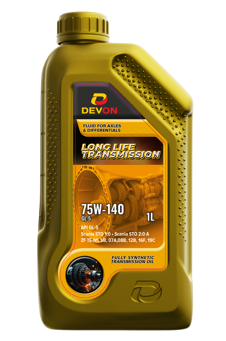 Devon Long Life Transmission SAE 75W-140 GL-5