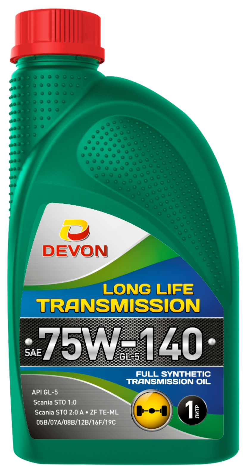 Devon Long Life Transmission SAE 75W-140 GL-5 LS